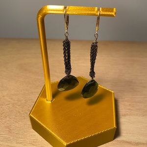 Dramatic drop earrings